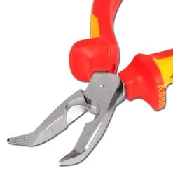 Pince à Bec Long Coudé à 40° - Chromé VDE Certifié Jusqu'à 1000 V -Boutique d'outils 03 76