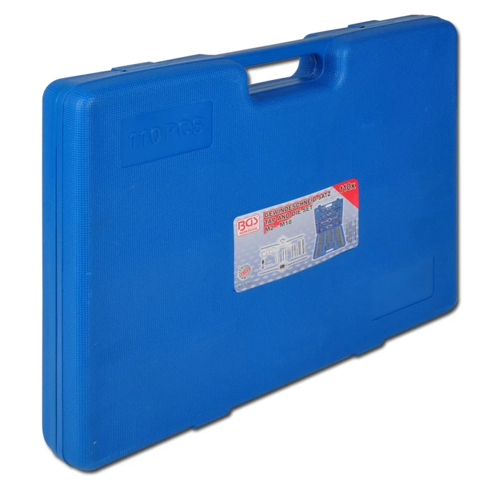 Assortiment De Tarauds Et Filières BGS - 110 Pièces - Pour Filetage Métrique M2-M18 9 Assortiment De Tarauds Et Filières BGS - 110 Pièces - Pour Filetage Métrique M2-M18 – Image 7