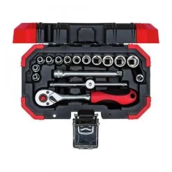 Jeu De Douilles GEDORE Rouge - Acier Au Chrome Vanadium - 1/4 Po - 16 Pièces