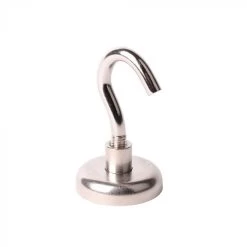 Aimant En Pot Avec Crochet - NdFeB - Force D'adhérence Env.30 Kg