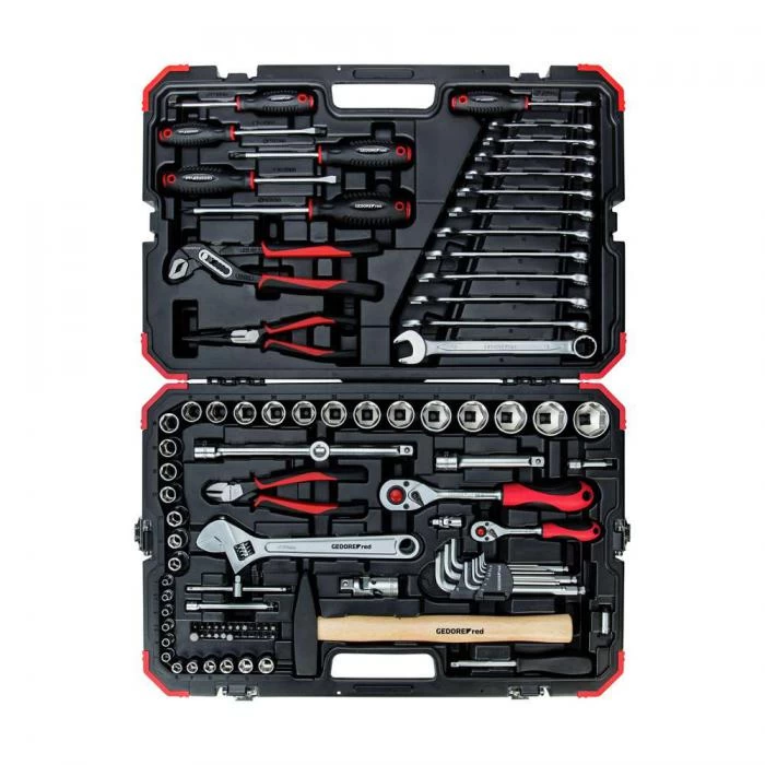 Jeu De Douilles GEDORE Rouge - 1/4 Pouce Et 1/2 Pouce - 100 Pièces 3 Jeu De Douilles GEDORE Rouge - 1/4 Pouce Et 1/2 Pouce - 100 Pièces