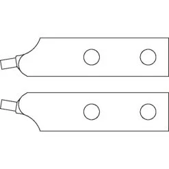 Paire De Pointes De Rechange - Pour Pinces De Montage 8000 J 41-51-61 - Angulaire