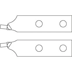 Paire De Pointes De Rechange - Pour Pince D'assemblage 8000 A 4-5-6 - Droite