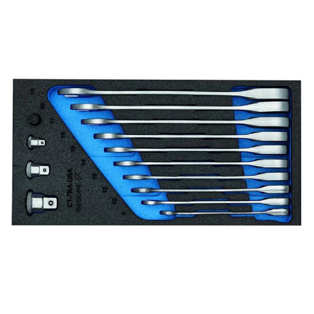 Jeu De Clés à Fourche - Avec Cliquet à Anneau - Dans Un Module D'outil De Contrôle 1/3 3 Jeu De Clés à Fourche - Avec Cliquet à Anneau - Dans Un Module D'outil De Contrôle 1/3