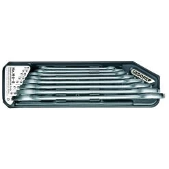 Double Jeu De Clé à Extrémité Ouverte - Dans Le Support - 8-pieces - SW 6 à 22 Mm