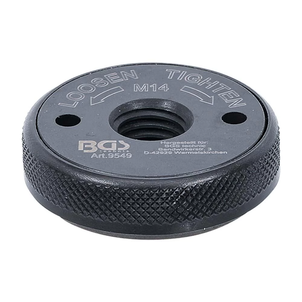Ecrou à Serrage Rapide - Pour Meuleuses D'angle - M14 - Ø Disque Max. 230 Mm - épaisseur Disque Max. 6 Mm 3 Ecrou à Serrage Rapide - Pour Meuleuses D'angle - M14 - Ø Disque Max. 230 Mm - épaisseur Disque Max. 6 Mm