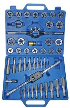 Assortiment De Tarauds Et Filières BGS - 45 Pièces - Acier Au Tungstène - Pour Filetage Métrique M6-M24