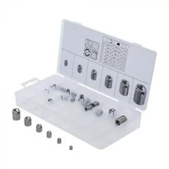 Assortiment D'inserts Filetés - Autotaraudeurs - Filet Femelle M3 à M10 - Filet Mâle M5 à M14 - 32 Pcs.