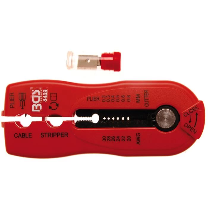 Wire And Cable Stripper - 2 EN 1 - Ø 0,2 à 0,8 Mm - Longueur 115 Mm 3 Wire And Cable Stripper - 2 EN 1 - Ø 0,2 à 0,8 Mm - Longueur 115 Mm