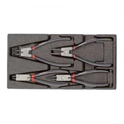 Jeu De Pinces à Circlips Rouges GEDORE - En Mousse 1/3 - 4 Pièces