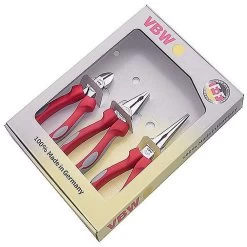 Jeu De Pinces - Branches Composites - Longueur De 160 à 200 Mm - 3-pièces - Chr