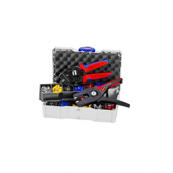 Kit De Sertissage Dans Le TANOS-systainer® Avec Manchons D'extrémité De Fil Et Manchons D'extrémité De Fil Double - Y Compris Pince à Sertir 97 53 09 Et Pince à Dénuder 12 52195 3 Kit De Sertissage Dans Le TANOS-systainer® Avec Manchons D'extrémité De Fil Et Manchons D'extrémité De Fil Double - Y Compris Pince à Sertir 97 53 09 Et Pince à Dénuder 12 52195