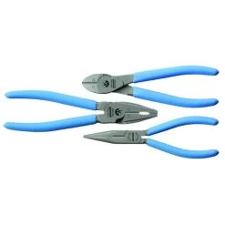 Pinces Ensemble 3 Pièces - Composition Pratique Ensemble - Poignées Antidérapantes