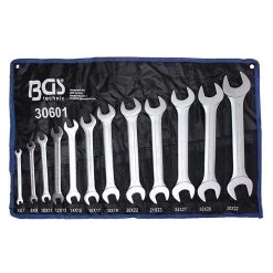Double Ouverte Jeu De Clé à Fourche - Calibres 6 à 32 Mm - En Cas Tetron-roll - 12 Pcs.