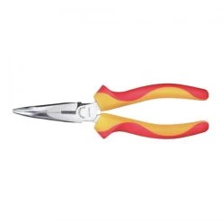 Pince à Becs Plats VED GEDORE Rouge - Acier à Outils Spécial - Coudé à 45 °