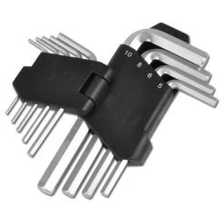 Jeu De Clés Allen Torx Courtes - 9 Pièces - 1.5 à 10 Mm -Boutique d'outils 02 53