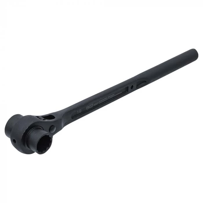 Cliquet D'échafaudage - Arbre Rond - Taille De Clé 19 X 22 Mm - 24 Dents - Longueur 310 Mm 3 Cliquet D'échafaudage - Arbre Rond - Taille De Clé 19 X 22 Mm - 24 Dents - Longueur 310 Mm