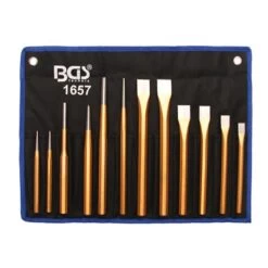 Splintentreiberset -. Incl + Grains Chisel - 12 Pcs.