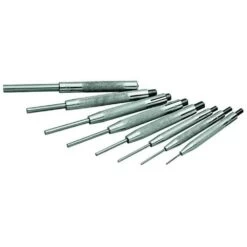 Pin Punch Set - 8 Pièces - Avec Douille De Guidage - De 115CRV3