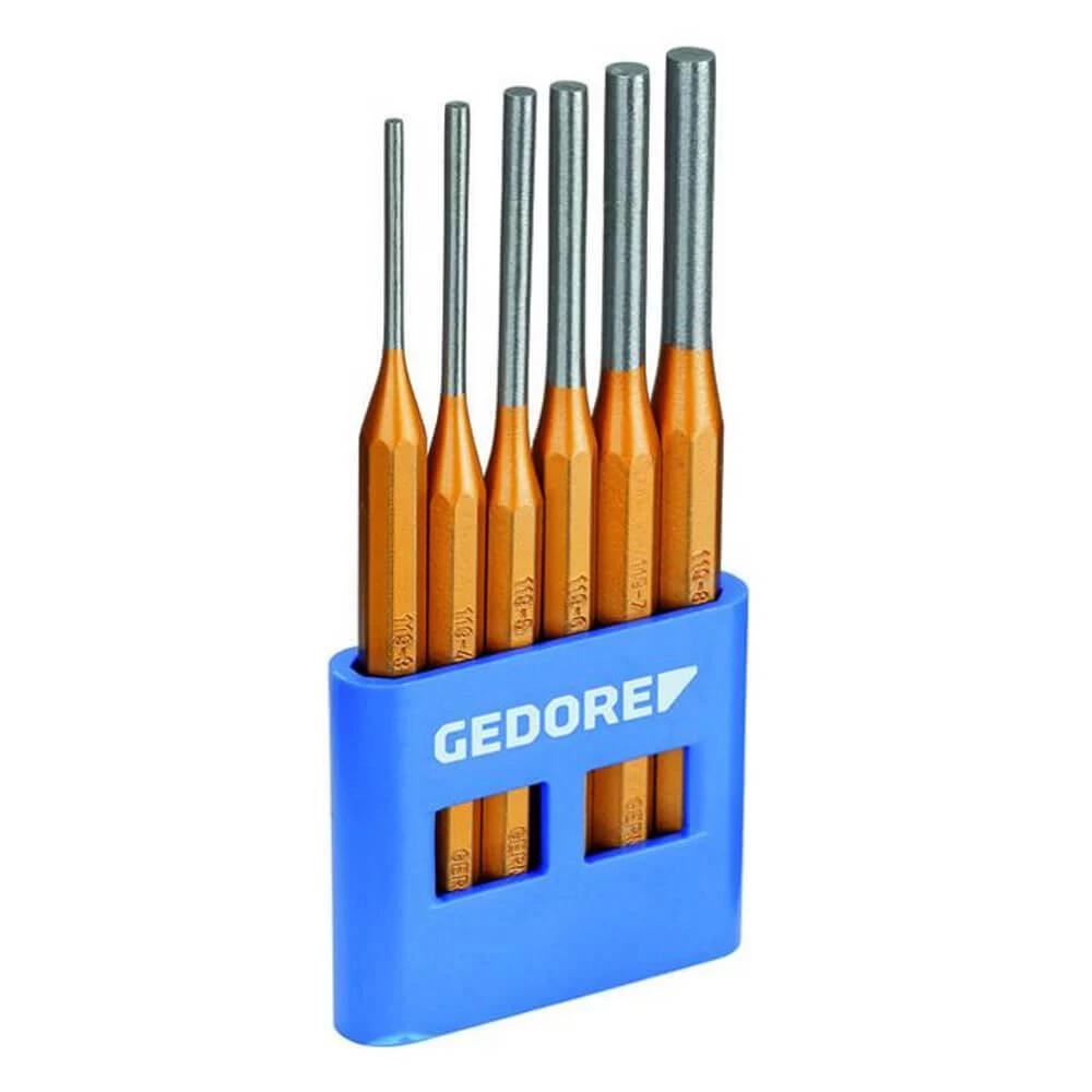 Pin Punch Set - 6 Pièces. - Diamètre De 3 à 8 Mm - En Porte-PVC 3 Pin Punch Set - 6 Pièces. - Diamètre De 3 à 8 Mm - En Porte-PVC