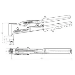 Gesipa Main Riveter NTX-F - L'ascenseur De L'équipement 8 Mm - Incl. Becs 11 Gesipa Main Riveter NTX-F - L'ascenseur De L'équipement 8 Mm - Incl. Becs -Boutique d'outils 9431x7050054