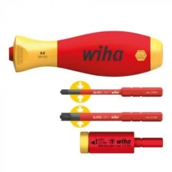 Kit De Couple - Adaptateur EasyTorque électrique - Couple 2,0 Nm - Avec Support SlimVario® Et SlimBits - SL / PZ - 4 Pièces - Sous Blister